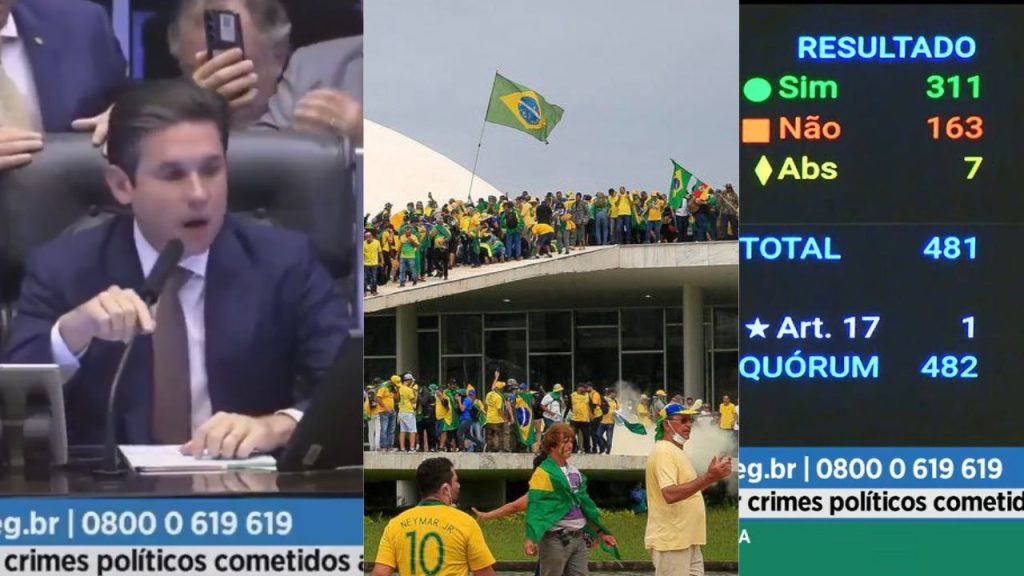 Câmara aprova urgência para anistia de condenados pelos atos de 8 de janeiro de 2023