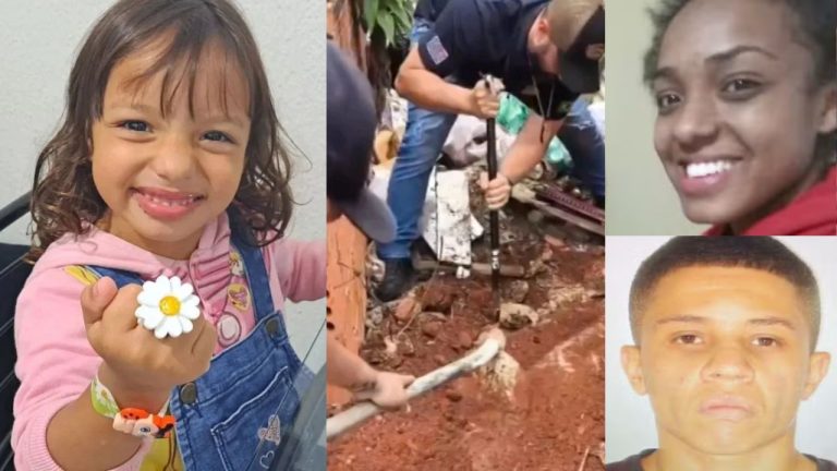 Mãe e padrasto têm prisão decretada após filha de 5 anos ser achada concretada e em decomposição