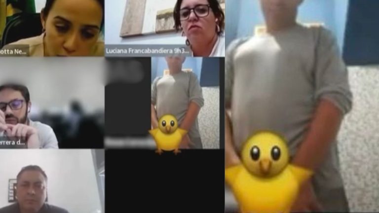 Durante audiência virtual, homem esquece câmera ligada ao ir ao banheiro e acaba 'mostrando demais'