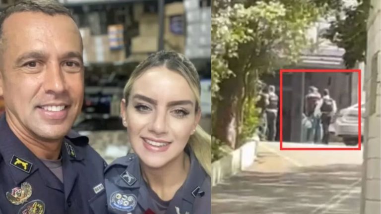 Preso por matar esposa, coronel é recebido com abraços ao chegar em presídio