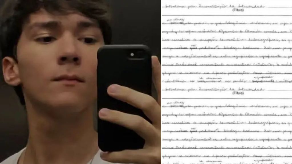 Estudante usa linguagem rebuscada no processo seletivo para curso de Direito, recebe nota zero e recorre na Justiça