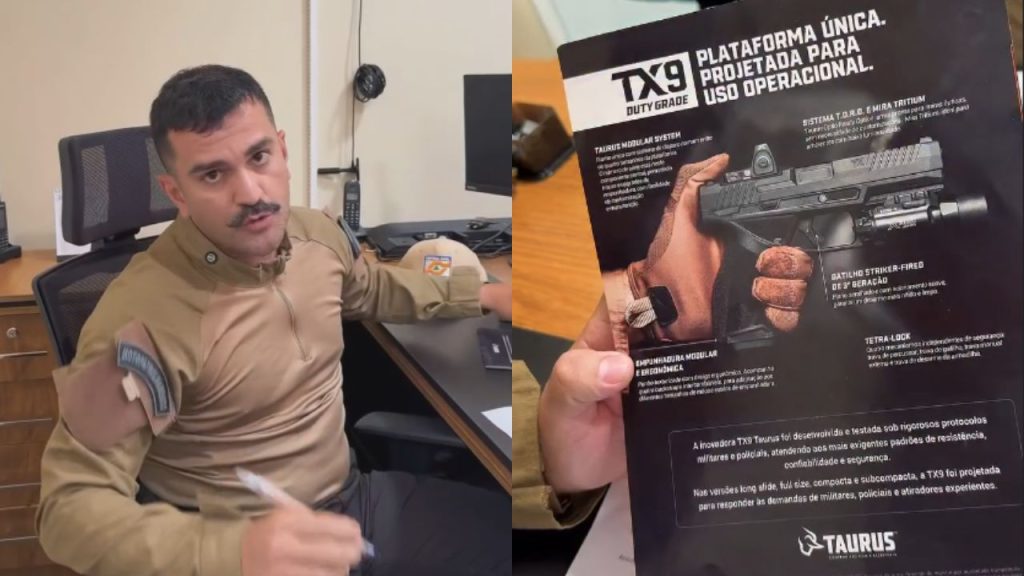 Sargento Loiola anuncia compra de 250 pistolas Taurus para a Guarda Municipal em Manaus